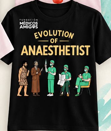 Camiseta Evolution of Anaesthetist