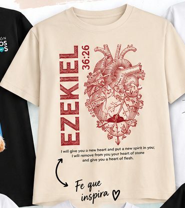 Camiseta Ezequiel 36:26