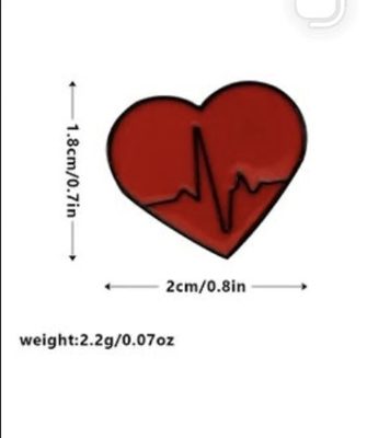 Pin Corazón latido